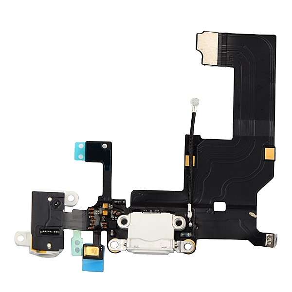 Apple iPhone 5 5G Charging Port Dock Connector Flex Cable Ribbon White